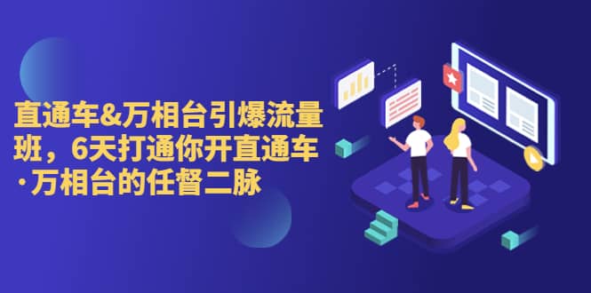 直通车+万相台引爆流量班，6天打通你开直通车·万相台的任督 二脉搞钱网创吧-网创项目资源站-副业项目-创业项目-搞钱项目搞钱网创吧