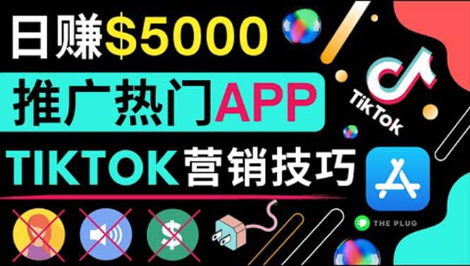 无需露脸，无需录音，无需投资，TIKTOK上传短视频，最高日入5000美元网创吧-网创项目资源站-副业项目-创业项目-搞钱项目搞钱网创吧