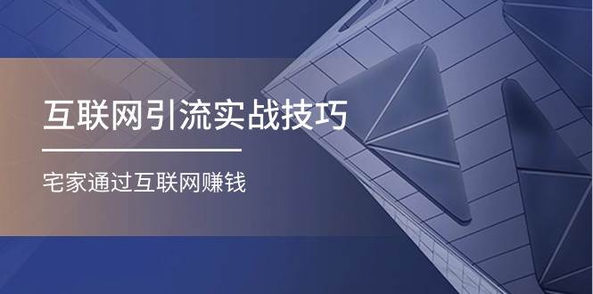 互联网引流实操技巧(适合微商，吸引宝妈)，宅家通过互联网赚钱（17节）搞钱网创吧-网创项目资源站-副业项目-创业项目-搞钱项目搞钱网创吧