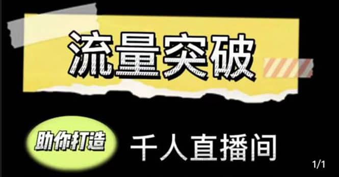 直播运营实战视频课，助你打造千人直播间（14节视频课）网创吧-网创项目资源站-副业项目-创业项目-搞钱项目搞钱网创吧