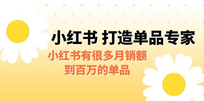 某公众号付费文章《小红书 打造单品专家》小红书有很多月销额到百万的单品网创吧-网创项目资源站-副业项目-创业项目-搞钱项目搞钱网创吧