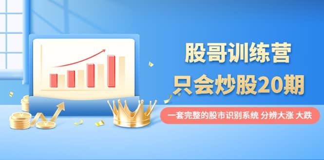 股哥训练营·只会炒股20期：一套完整的股市识别系统，分辨大涨、大跌网创吧-网创项目资源站-副业项目-创业项目-搞钱项目搞钱网创吧
