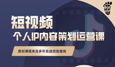 抖音短视频个人ip内容策划实操课，真正做到普通人也能实行落地网创吧-网创项目资源站-副业项目-创业项目-搞钱项目搞钱网创吧