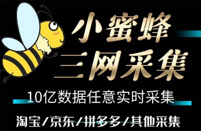 小蜜蜂三网采集，全新采集客源京东拼多多淘宝客户一键导出网创吧-网创项目资源站-副业项目-创业项目-搞钱项目搞钱网创吧