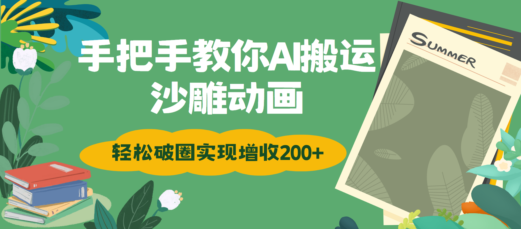 手把手教你用AI搬运沙雕动画轻松破圈实现增收200+网创吧-网创项目资源站-副业项目-创业项目-搞钱项目搞钱网创吧