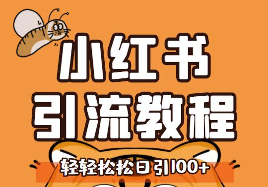 小红书运营引流全系列课程，每天引流100精准粉网创吧-网创项目资源站-副业项目-创业项目-搞钱项目搞钱网创吧