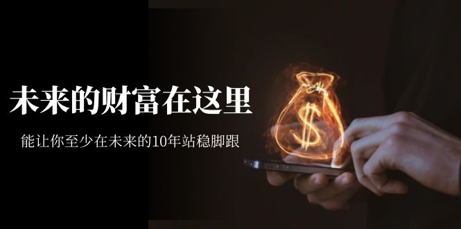 某收费文章《未来的财富在这里》能让你至少在未来的10年站稳脚跟搞钱网创吧-网创项目资源站-副业项目-创业项目-搞钱项目搞钱网创吧