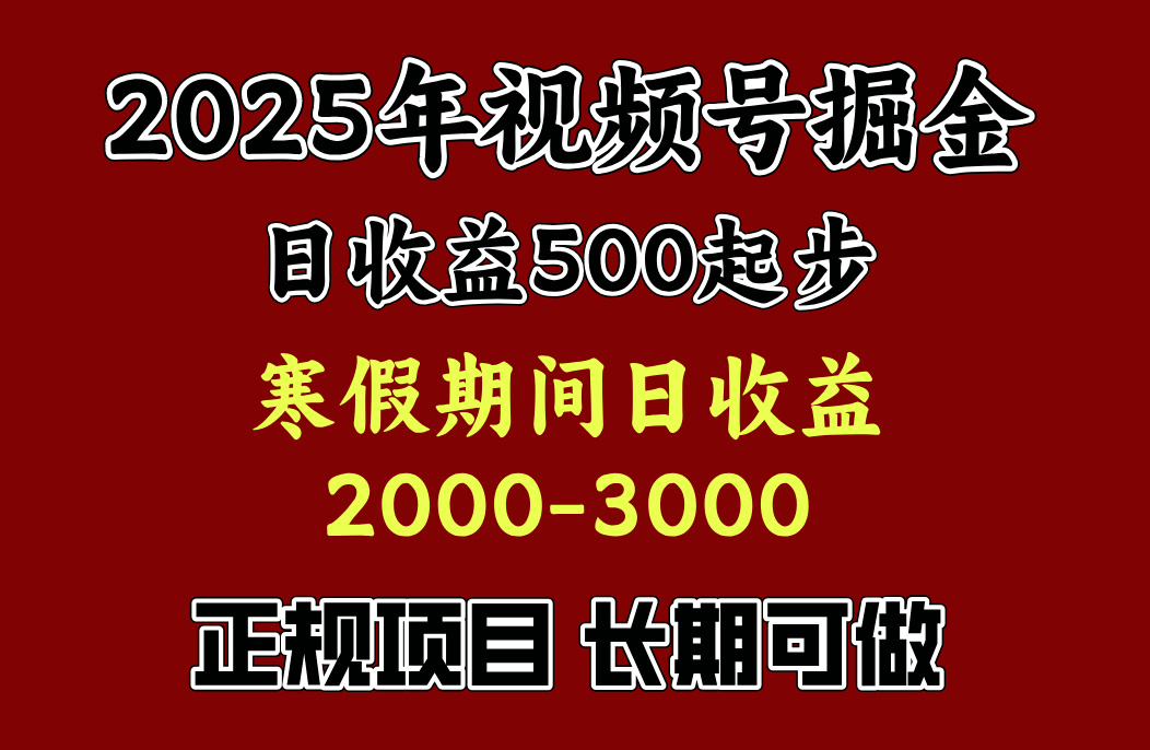 寒假期间一天收益2000+，小白一天就能上手搞钱网创吧-网创项目资源站-副业项目-创业项目-搞钱项目搞钱网创吧