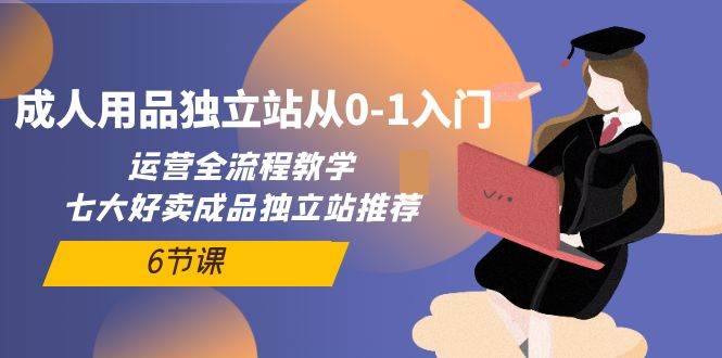 成人用品独立站从0-1入门，运营全流程教学，七大好卖成品独立站推荐-6节课网创吧-网创项目资源站-副业项目-创业项目-搞钱项目搞钱网创吧