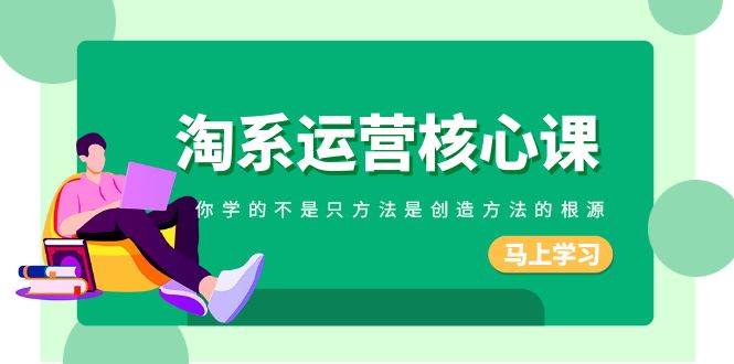淘系-运营核心课，你学的不是只方法是创造方法的根源（190节课）搞钱网创吧-网创项目资源站-副业项目-创业项目-搞钱项目搞钱网创吧