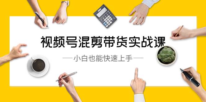 视频号-混剪带货实战课，小白也能快速上手（10节课）搞钱网创吧-网创项目资源站-副业项目-创业项目-搞钱项目搞钱网创吧