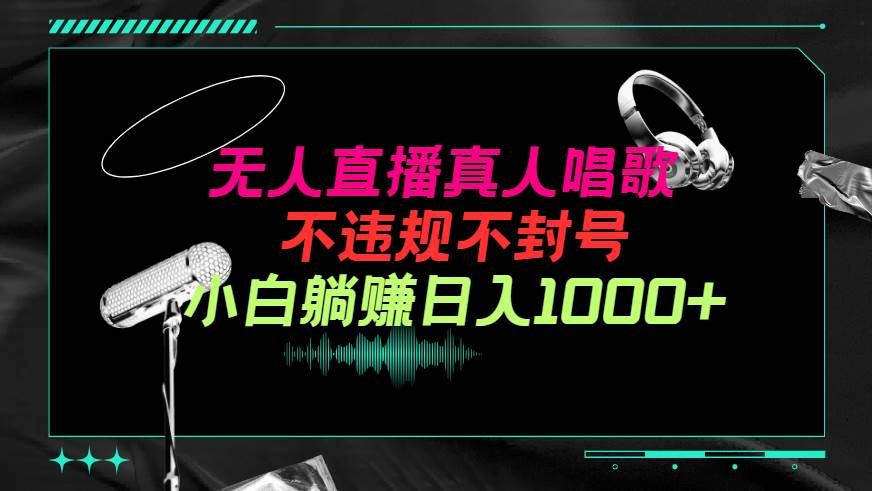 抖音24小时无人直播音乐，不违规，不封号纯撸音浪，小白实操当天日入1000+搞钱网创吧-网创项目资源站-副业项目-创业项目-搞钱项目搞钱网创吧